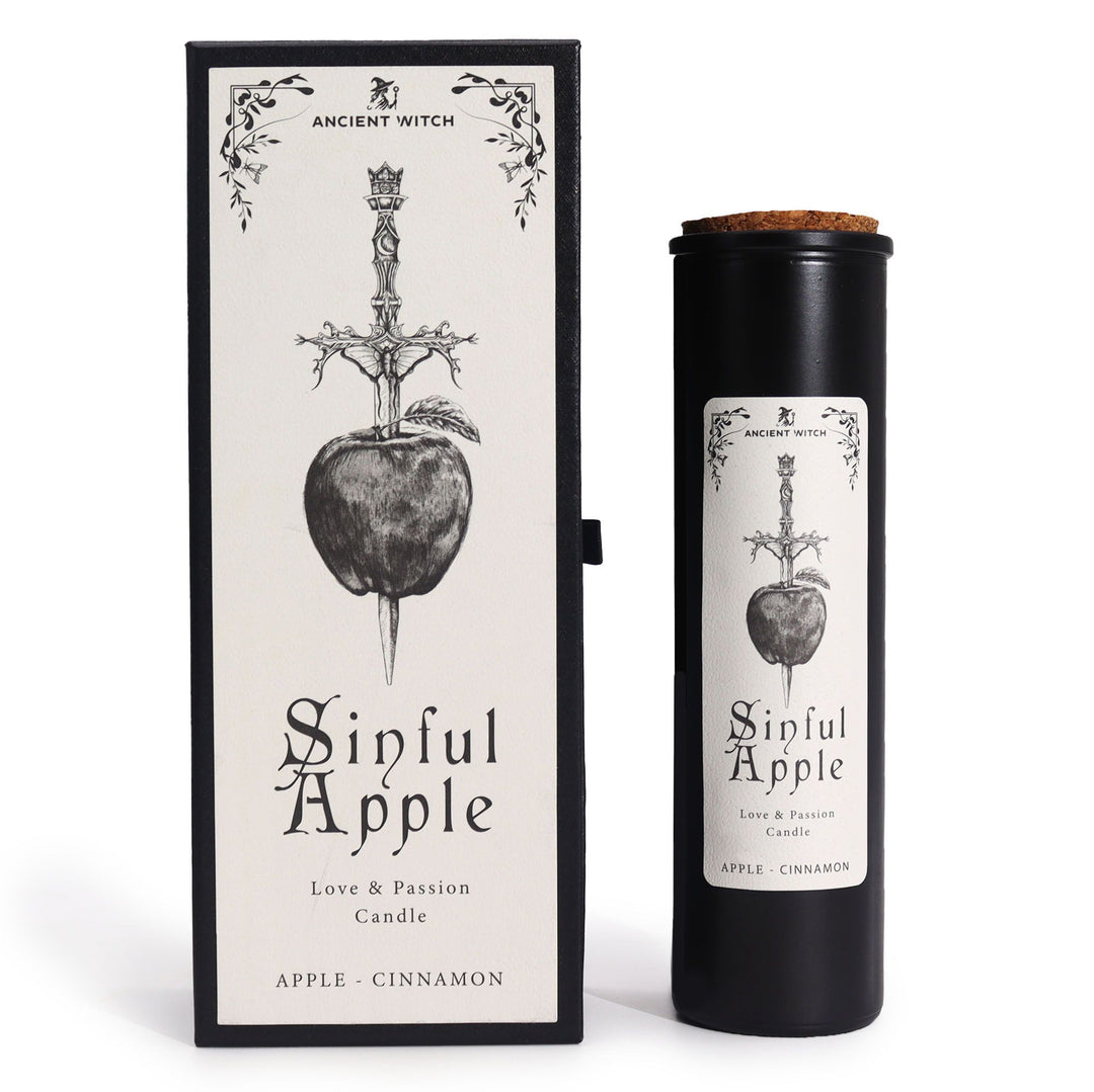 Ancient Witch Ritual Candles - Sinful Apple - Ditzy Petunia