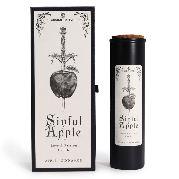 Ancient Witch Ritual Candles - Sinful Apple - Ditzy Petunia