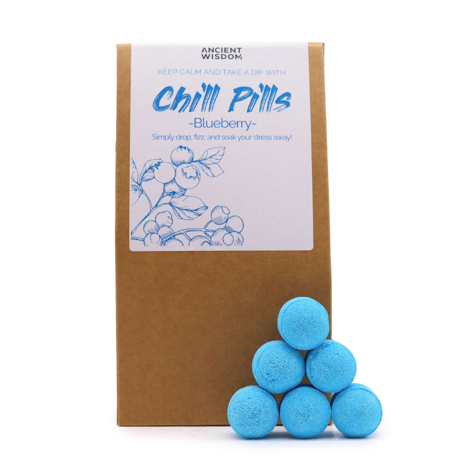 Chill Pills Gift Pack 350g - Blueberry - Ditzy Petunia