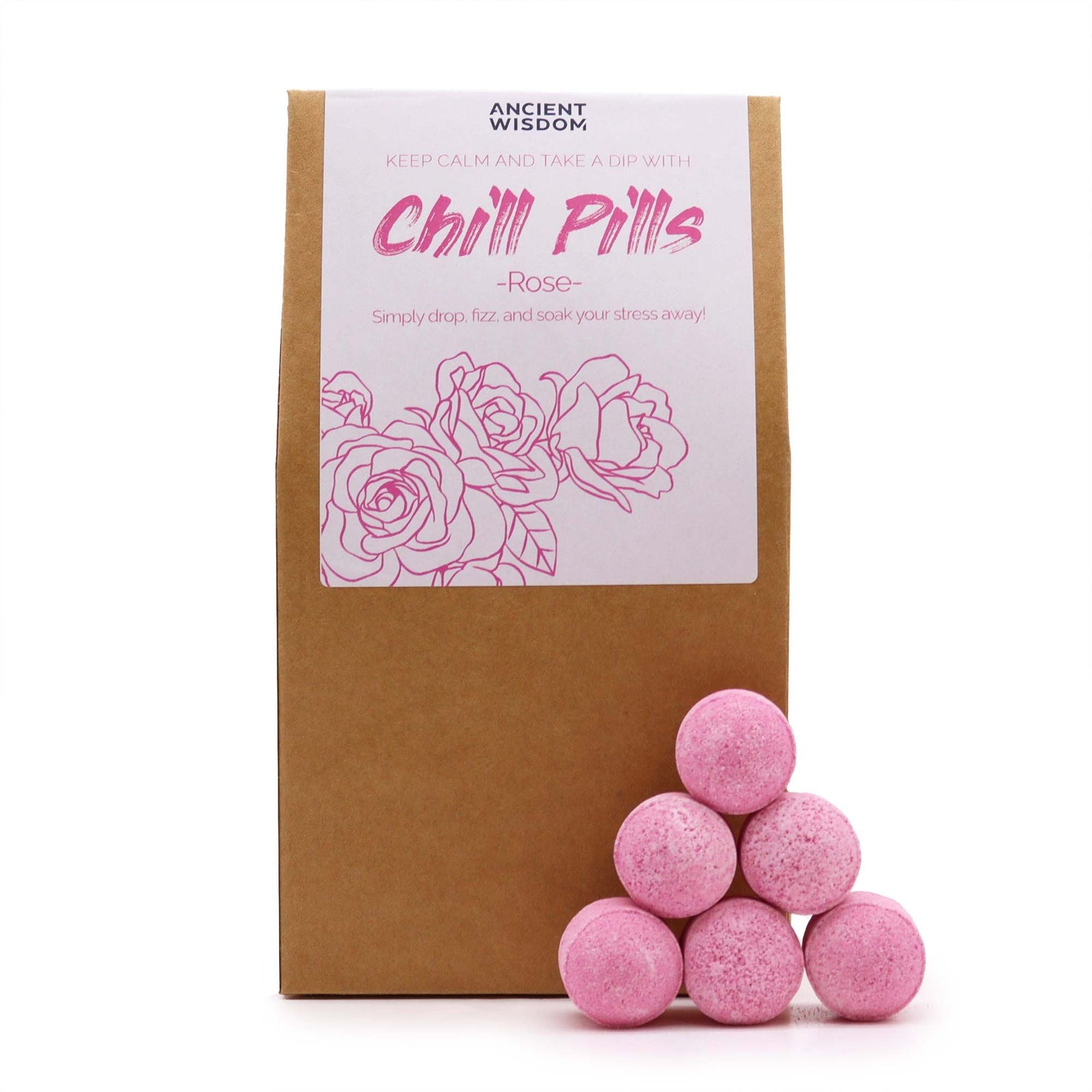 Chill Pills Gift Pack 350g - Rose - Ditzy Petunia