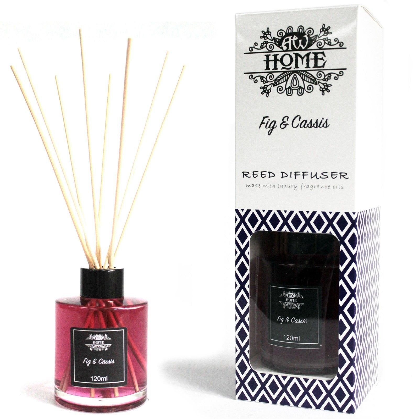 120ml Reed Diffuser - Fig & Cassis - Ditzy Petunia