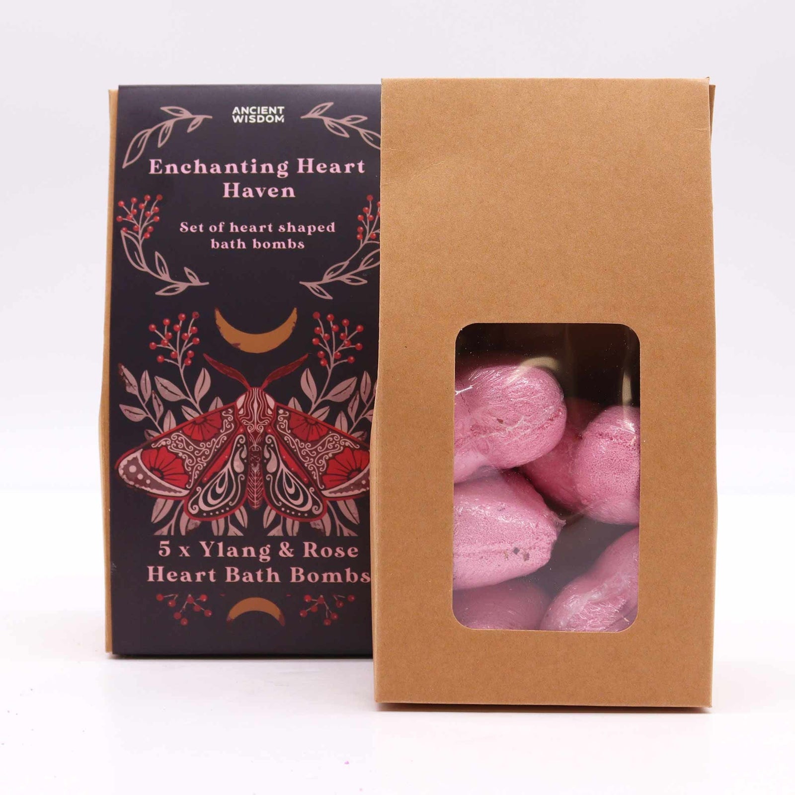 Enchanting Heart Heaven Bath Heart Gift Set - Ditzy Petunia
