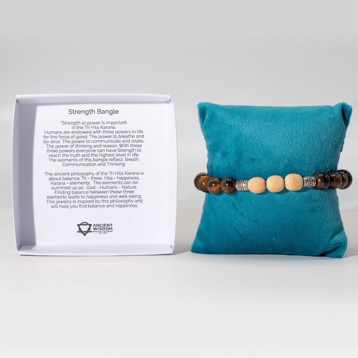 Tri Hita Karana Bangle - Strength - Ditzy Petunia