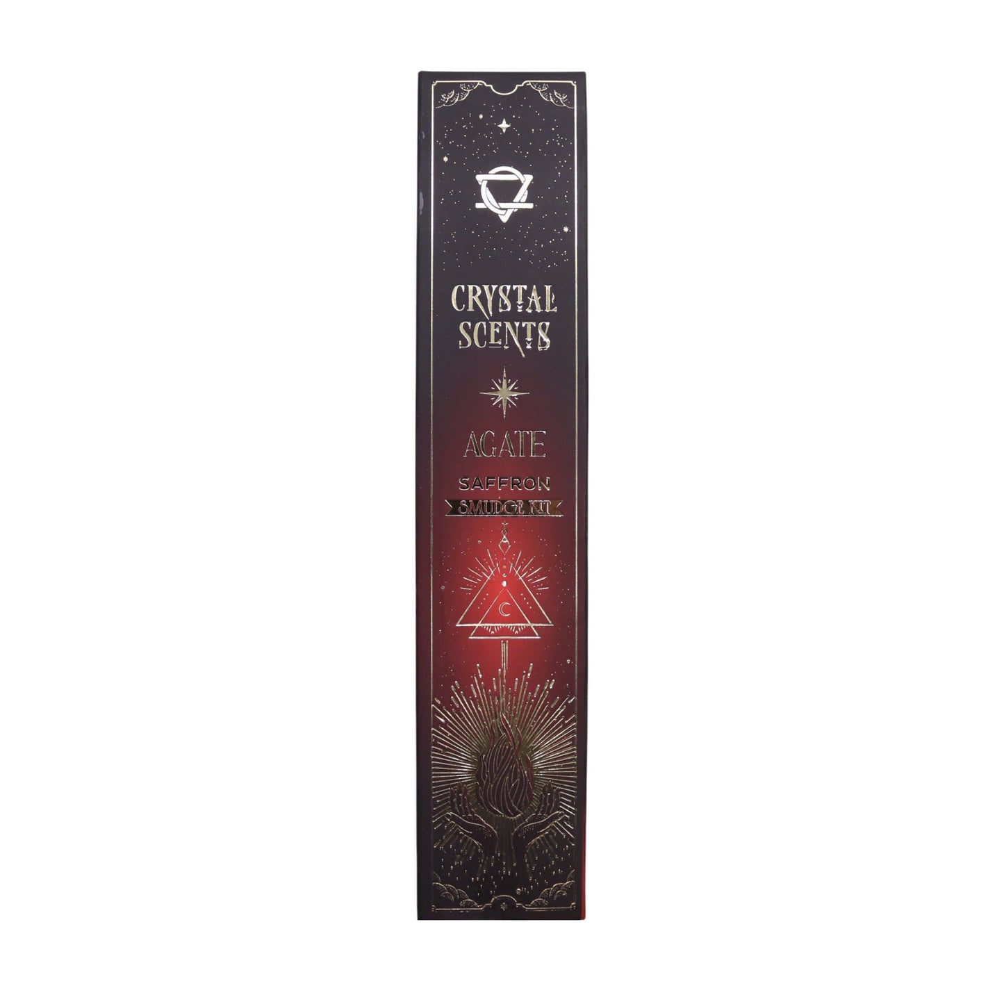Red Agate Crystal Scents Smudge Incense - Saffron