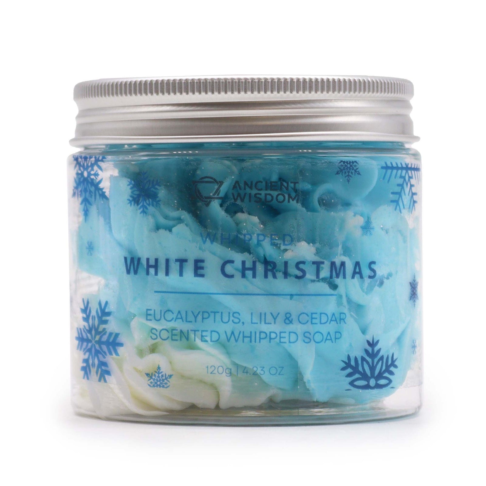White Christmas Whipped Soap 120g - Ditzy Petunia