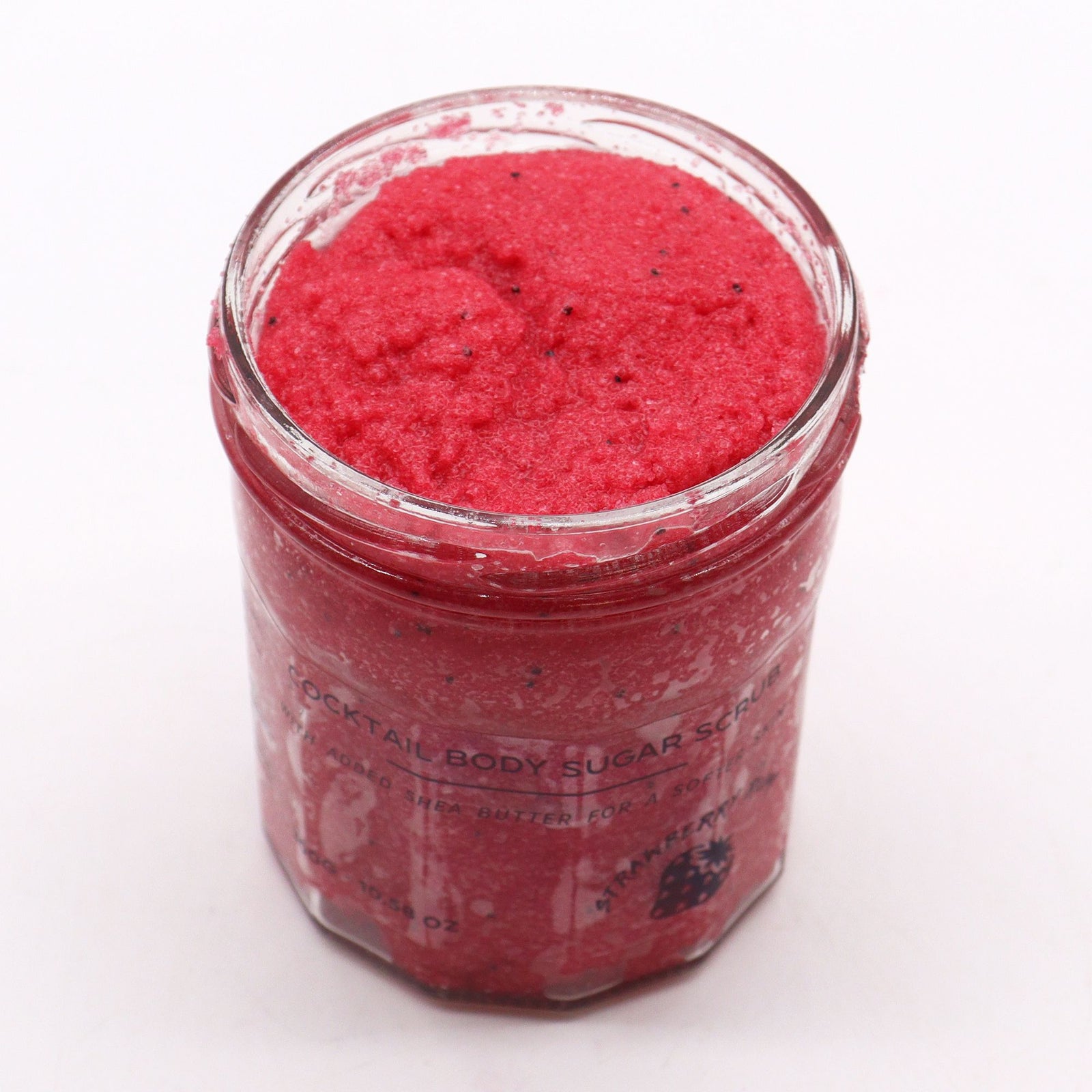 Fragranced Sugar Body Scrub - Strawberry Rum 300g - Ditzy Petunia