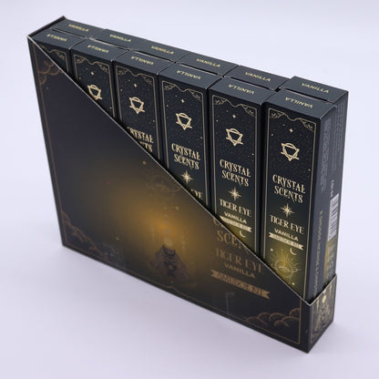 Tiger Eye Crystal Scents Smudge Incense - Vanilla