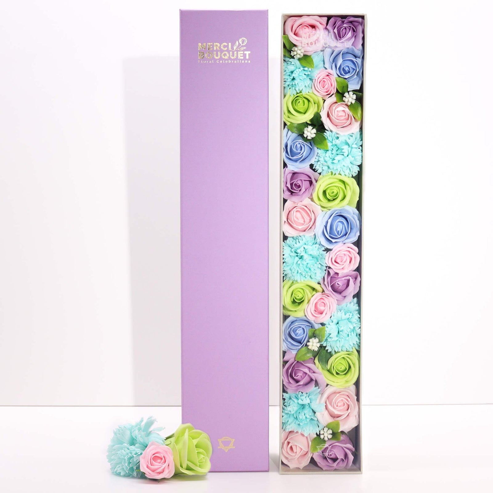 Extra Long Box - Baby Blessings - Blues - Ditzy Petunia