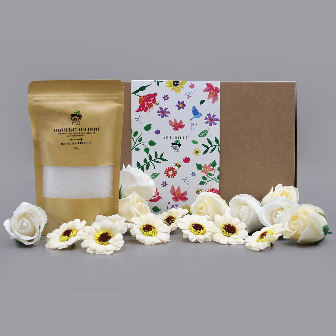 Salt Soak Set - Cold &amp; Flu - Ditzy Petunia