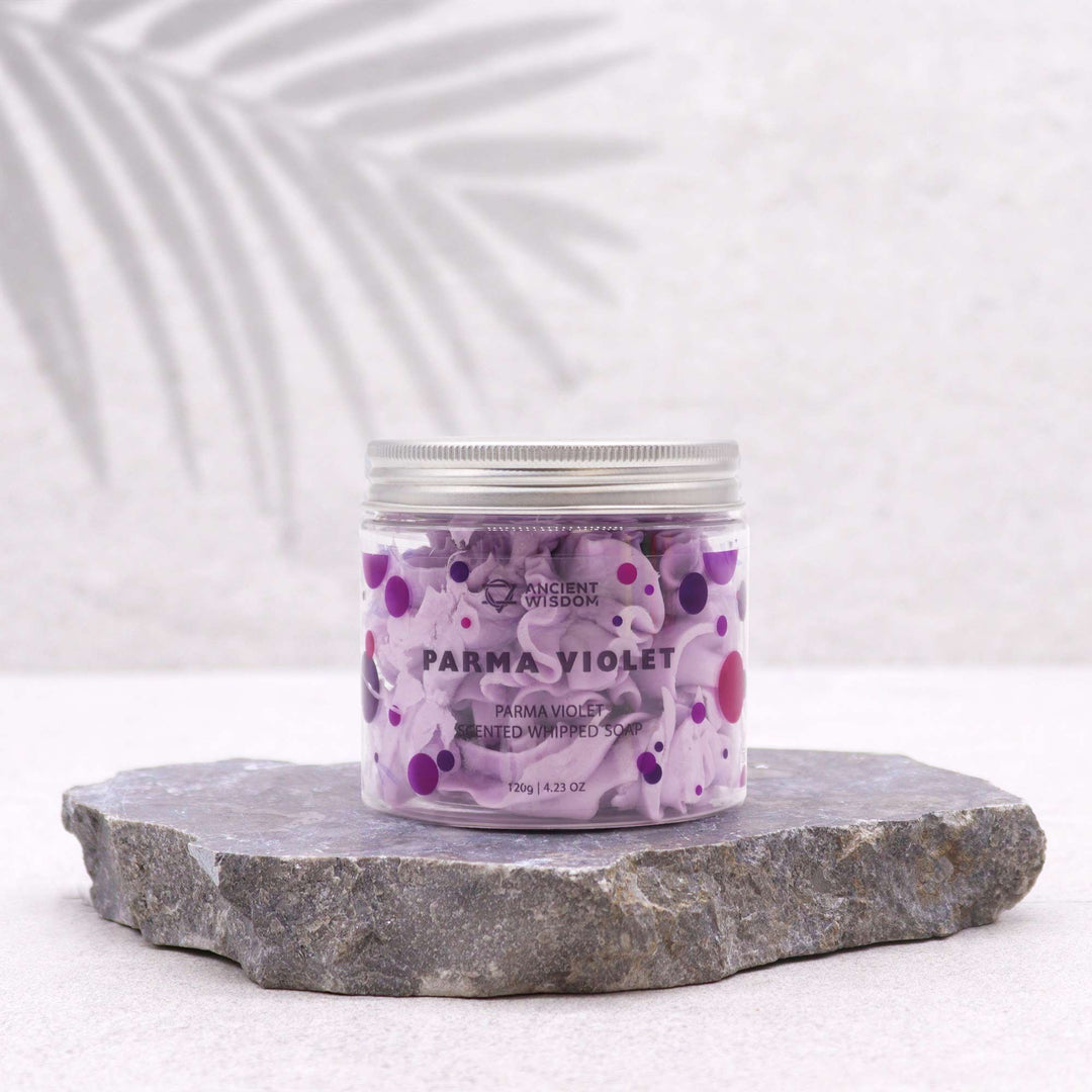 Parma Violet Whipped Soap 120g - Ditzy Petunia