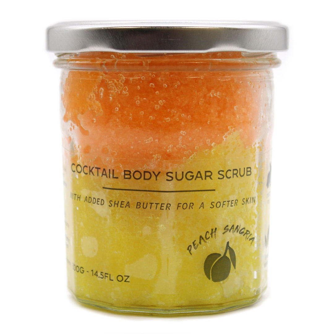 Fragranced Sugar Body Scrub - Peach Sangria 300g - Ditzy Petunia