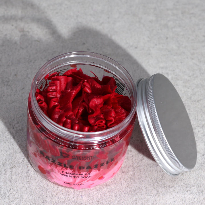 Razzle Dazzle Whipped Cream Soap 120g - Ditzy Petunia