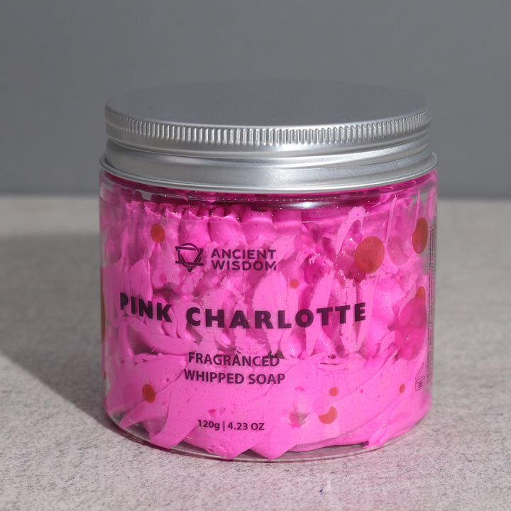 Pink Charlotte Whipped Cream Soap 120g - Ditzy Petunia
