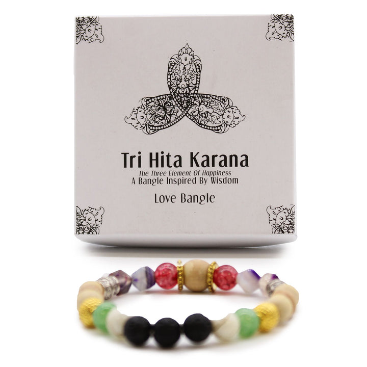 Tri Hita Karana Bangle - Love - Ditzy Petunia