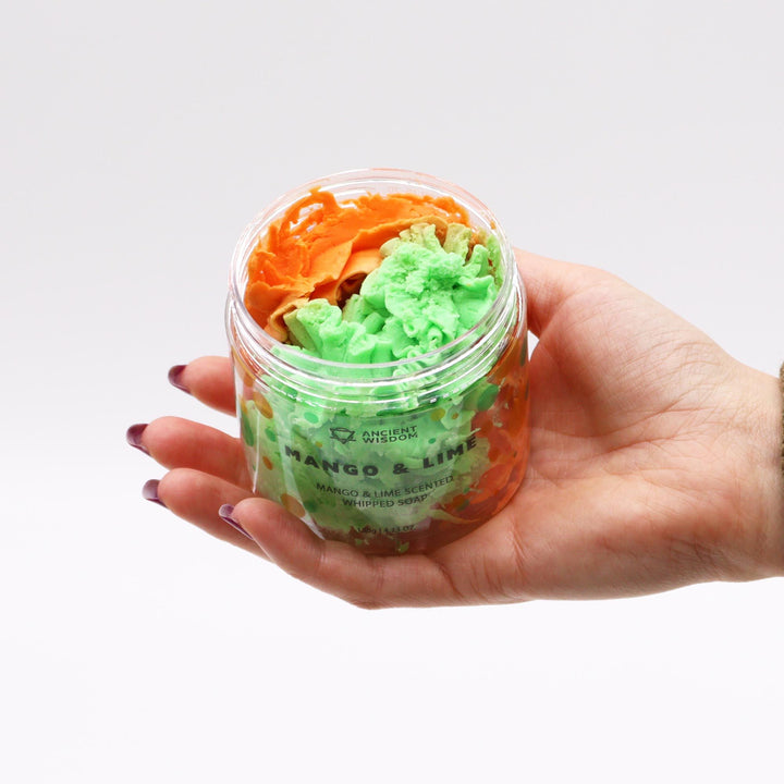 Mango &amp; Lime Whipped Soap 120g - Ditzy Petunia