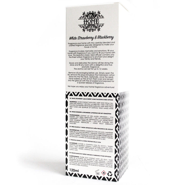 120ml Reed Diffuser - White Strawberry &amp; Blackberry - Ditzy Petunia