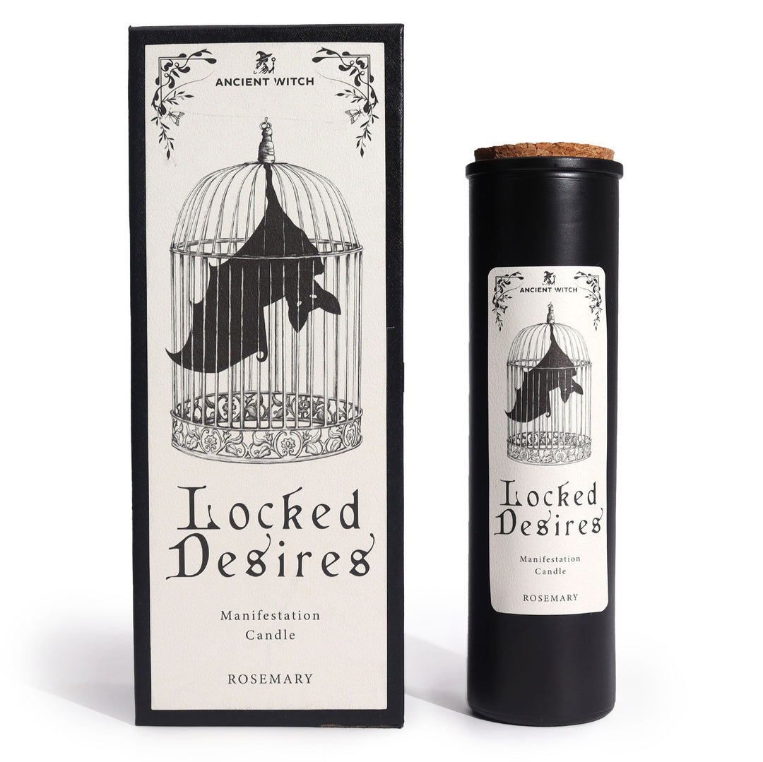 Ancient Witch Ritual Candles - Locked Desires - Ditzy Petunia