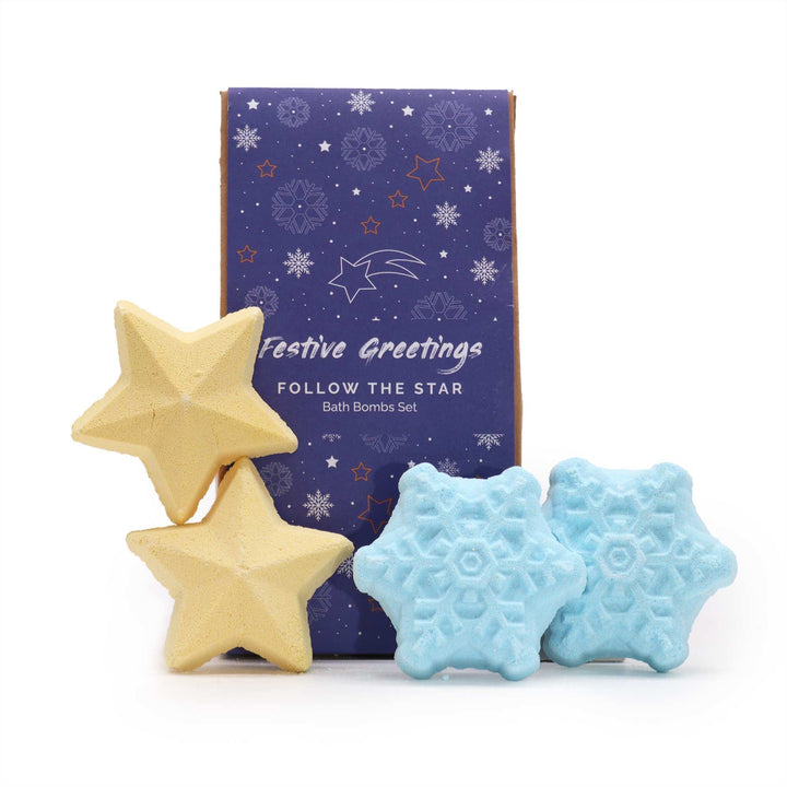 Follow the Star Christmas Bath Bomb Gift Pack - Ditzy Petunia
