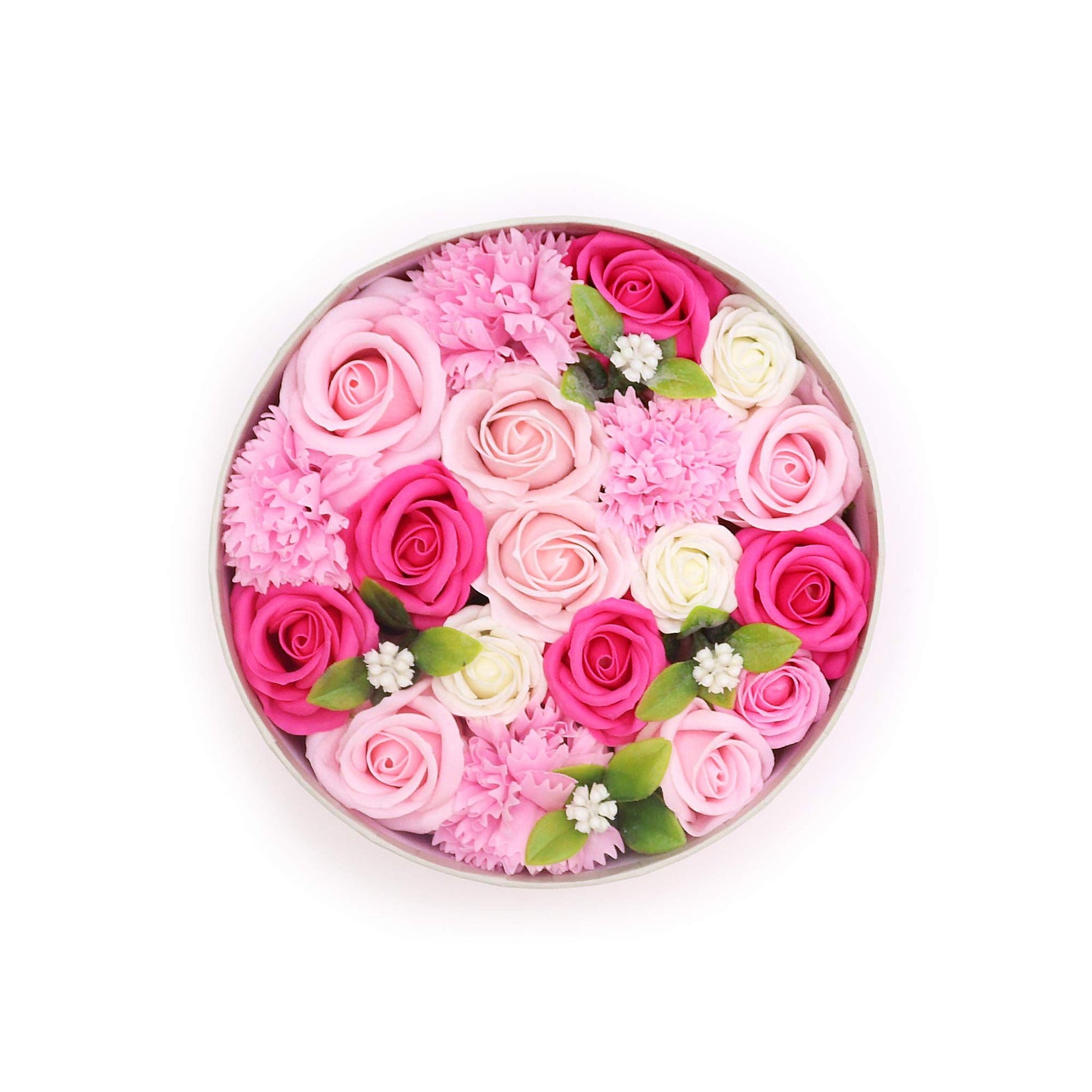Round Box - Baby Blessings - Pinks - Ditzy Petunia