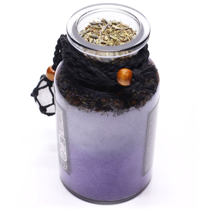 Ancient Witch Bath Spell Potion &amp; Rock Crystal Amulet - Cleansing - Ditzy Petunia