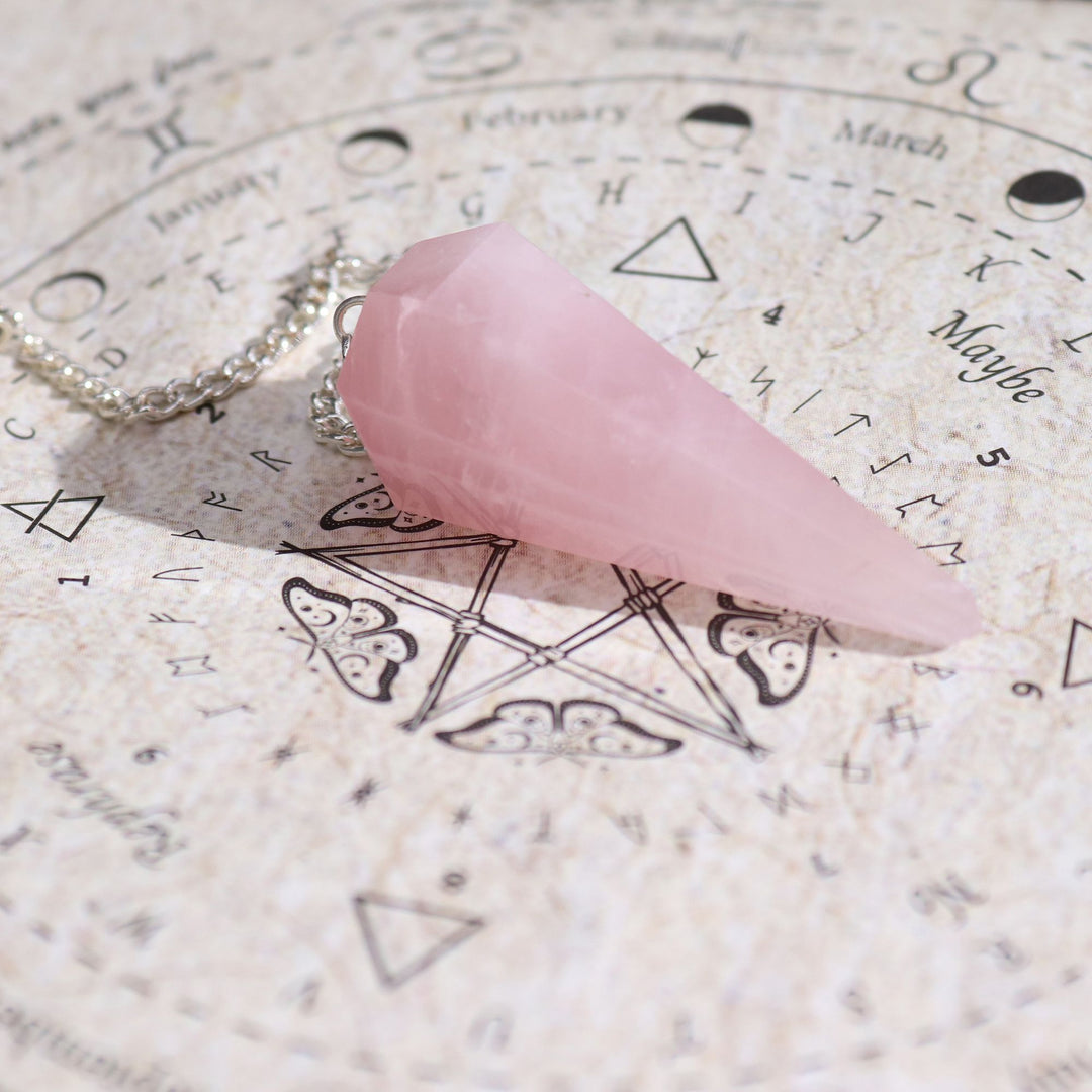 Ancient Witch Spell Incense - Love - Rose Quartz Pendulum - Ditzy Petunia