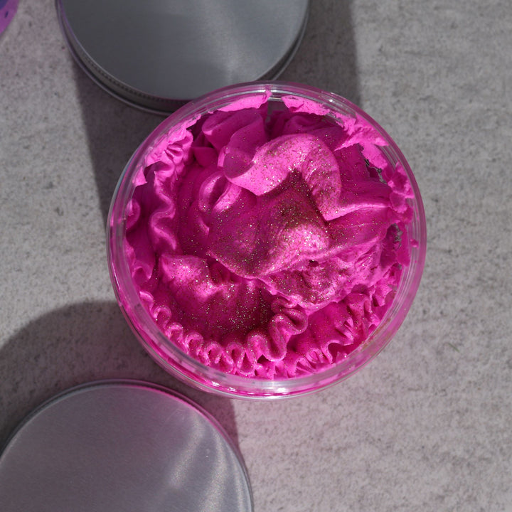 Pink Charlotte Whipped Cream Soap 120g - Ditzy Petunia