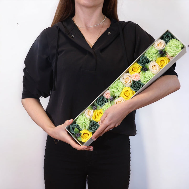 Extra Long Box - Spring Celibrations - Yellow &amp; Greens - Ditzy Petunia