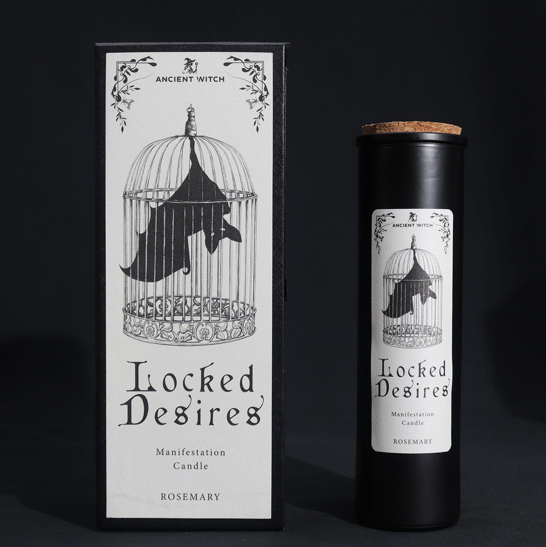 Ancient Witch Ritual Candles - Locked Desires - Ditzy Petunia