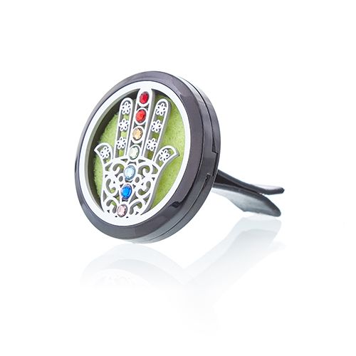 Car Diffuser Kit - Hamsa - 30mm - Ditzy Petunia