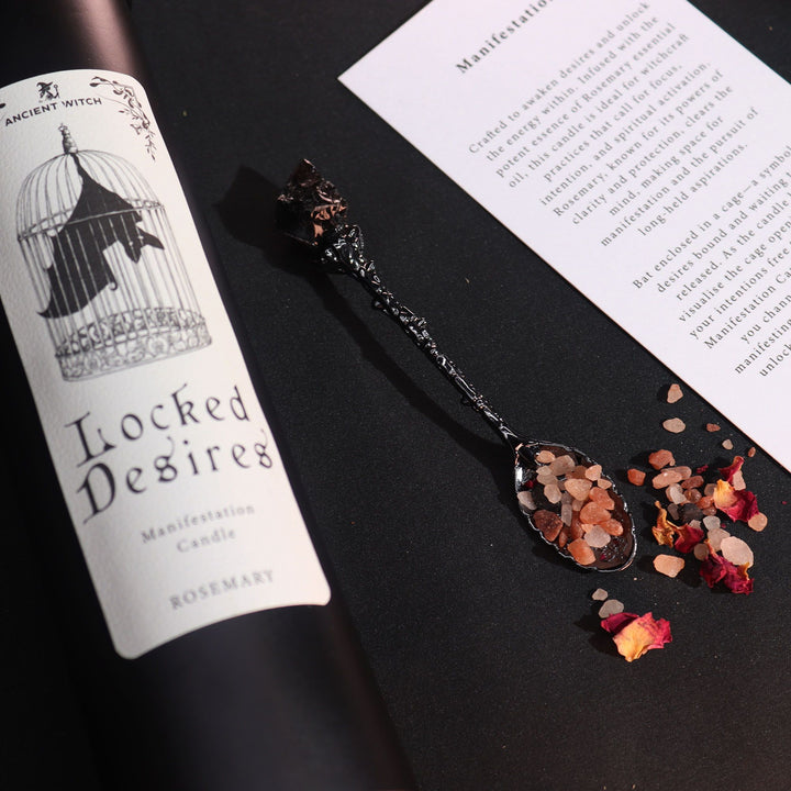 Ancient Witch Ritual Candles - Locked Desires - Ditzy Petunia