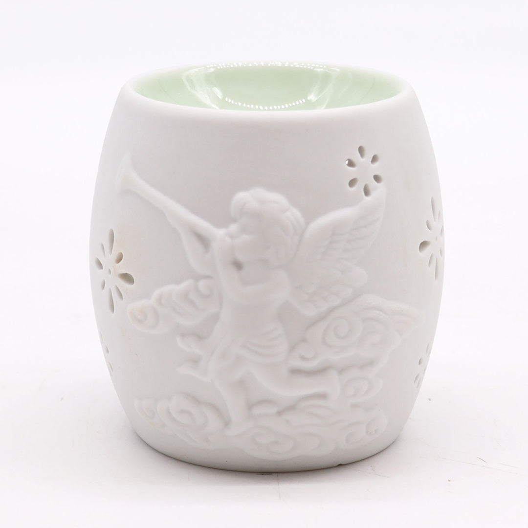 Cherubs Oil Burner - Assorted Design - Ditzy Petunia
