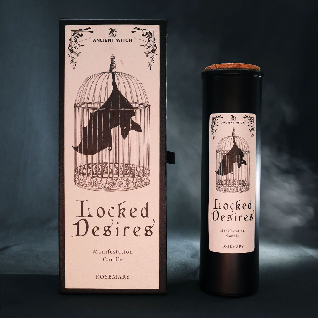 Ancient Witch Ritual Candles - Locked Desires - Ditzy Petunia