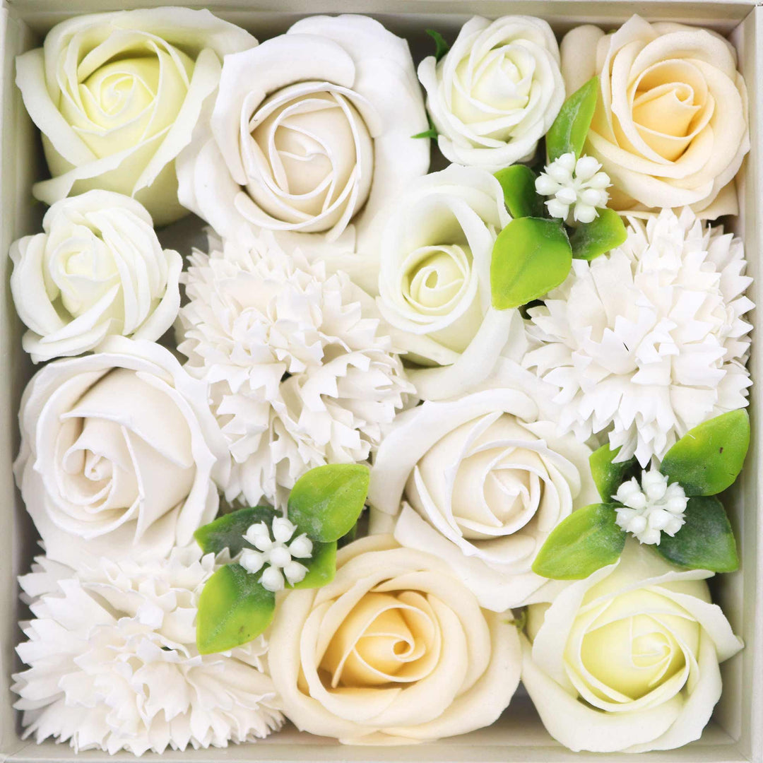 Square Box - Wedding Blessings - White &amp; Ivory - Ditzy Petunia