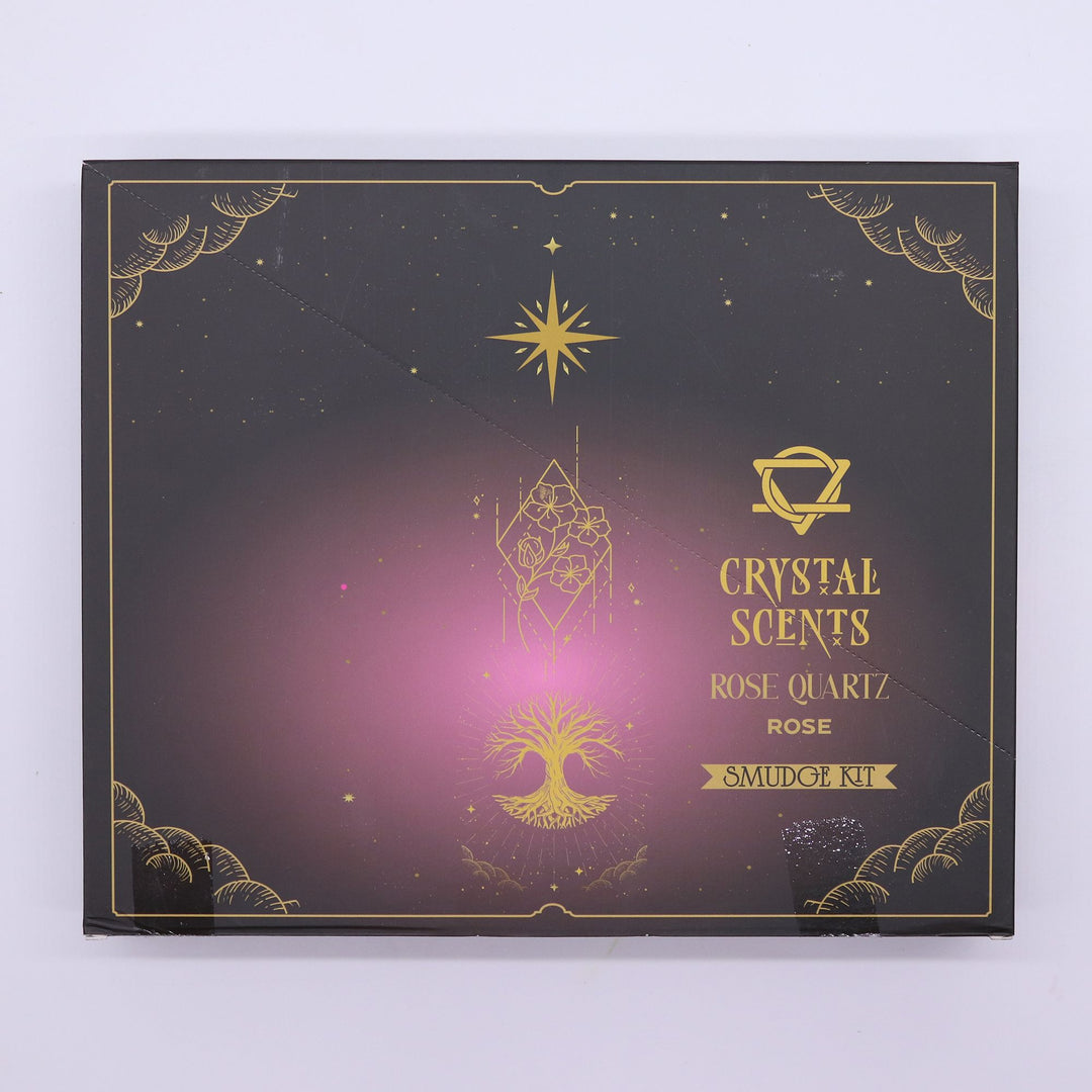 Rose Quartz Crystal Scents Smudge Incense - Rose - Ditzy Petunia