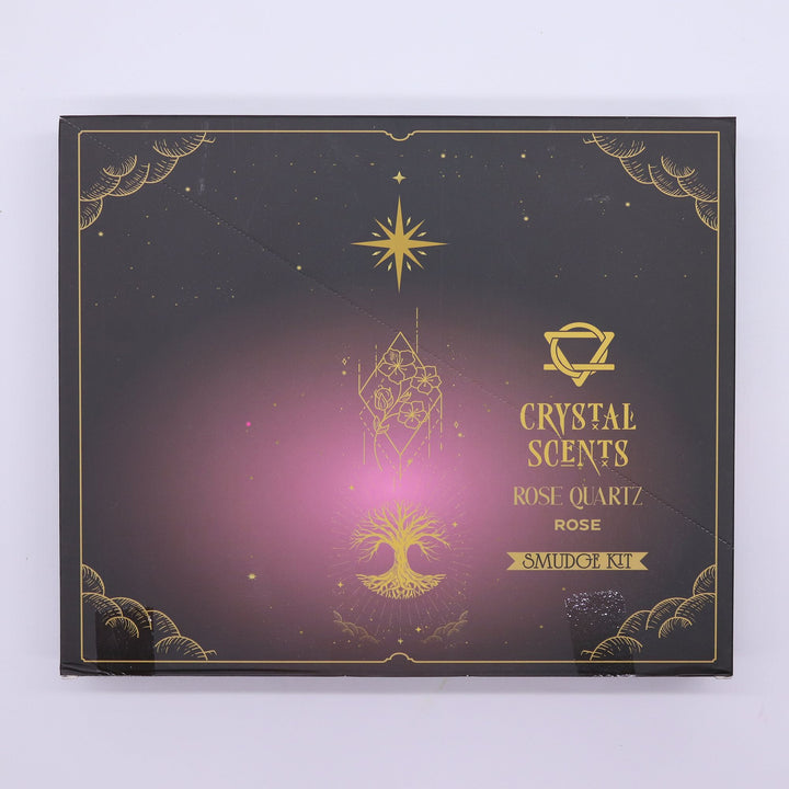 Rose Quartz Crystal Scents Smudge Incense - Rose - Ditzy Petunia