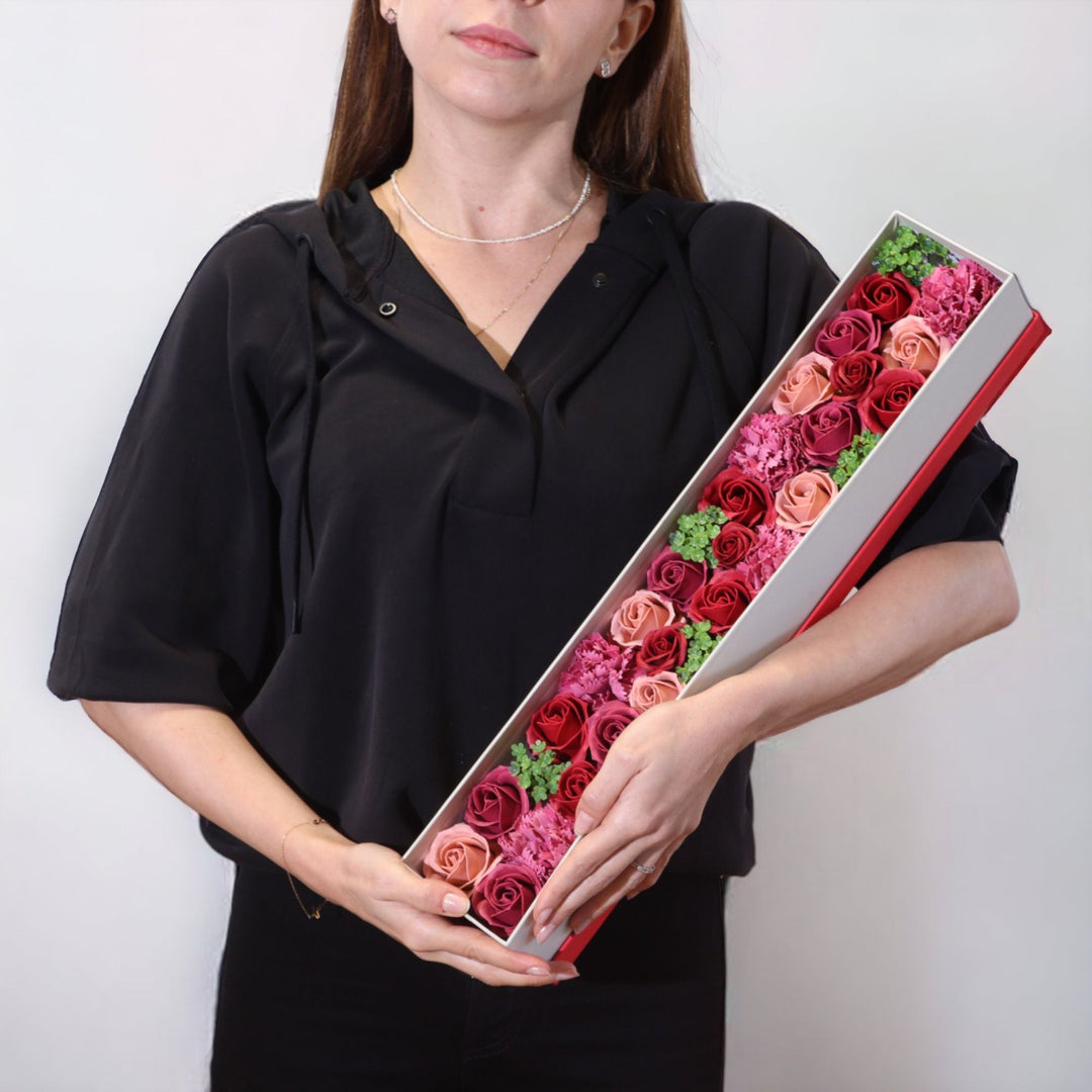 Extra Long Box - Vintage Roses - Ditzy Petunia