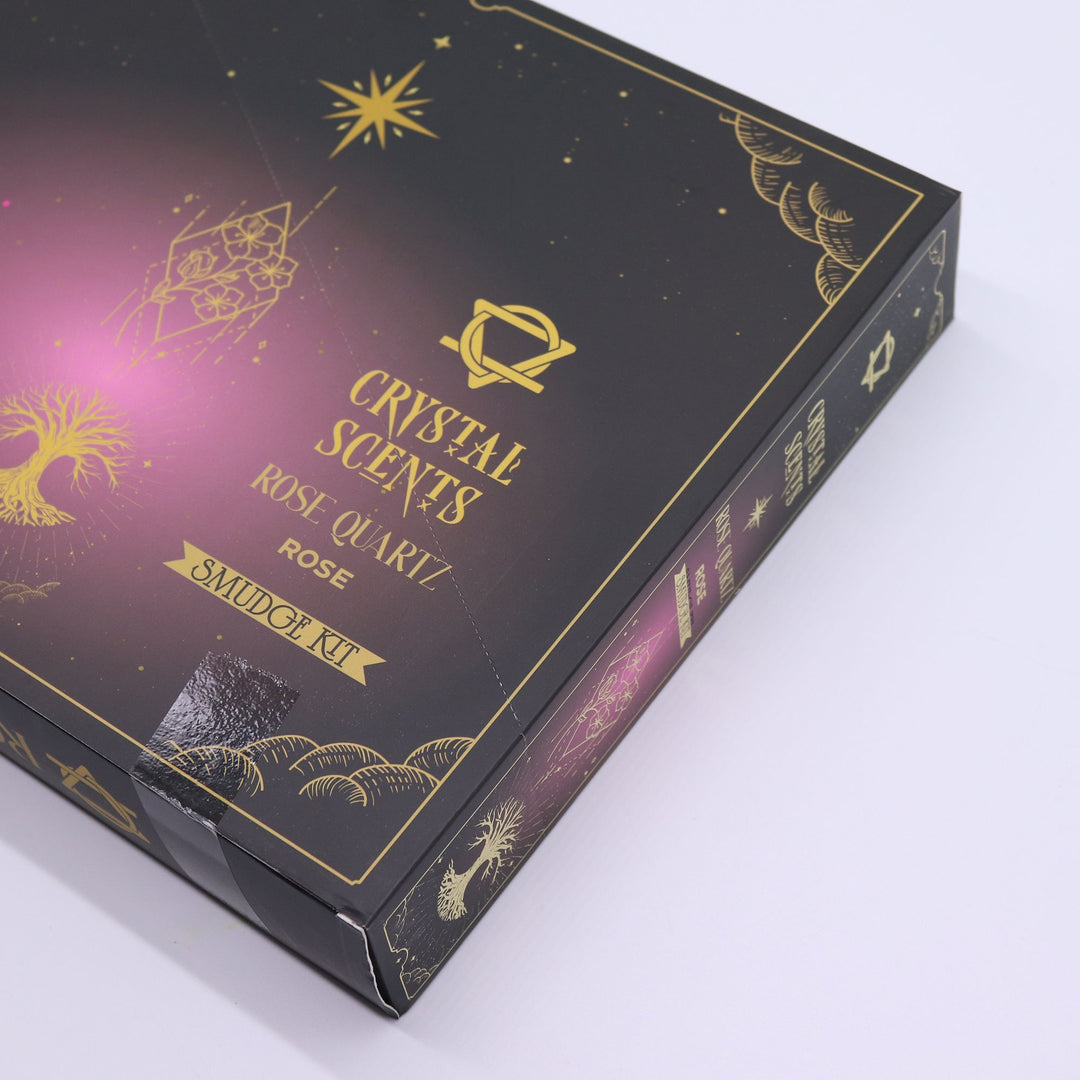 Rose Quartz Crystal Scents Smudge Incense - Rose - Ditzy Petunia