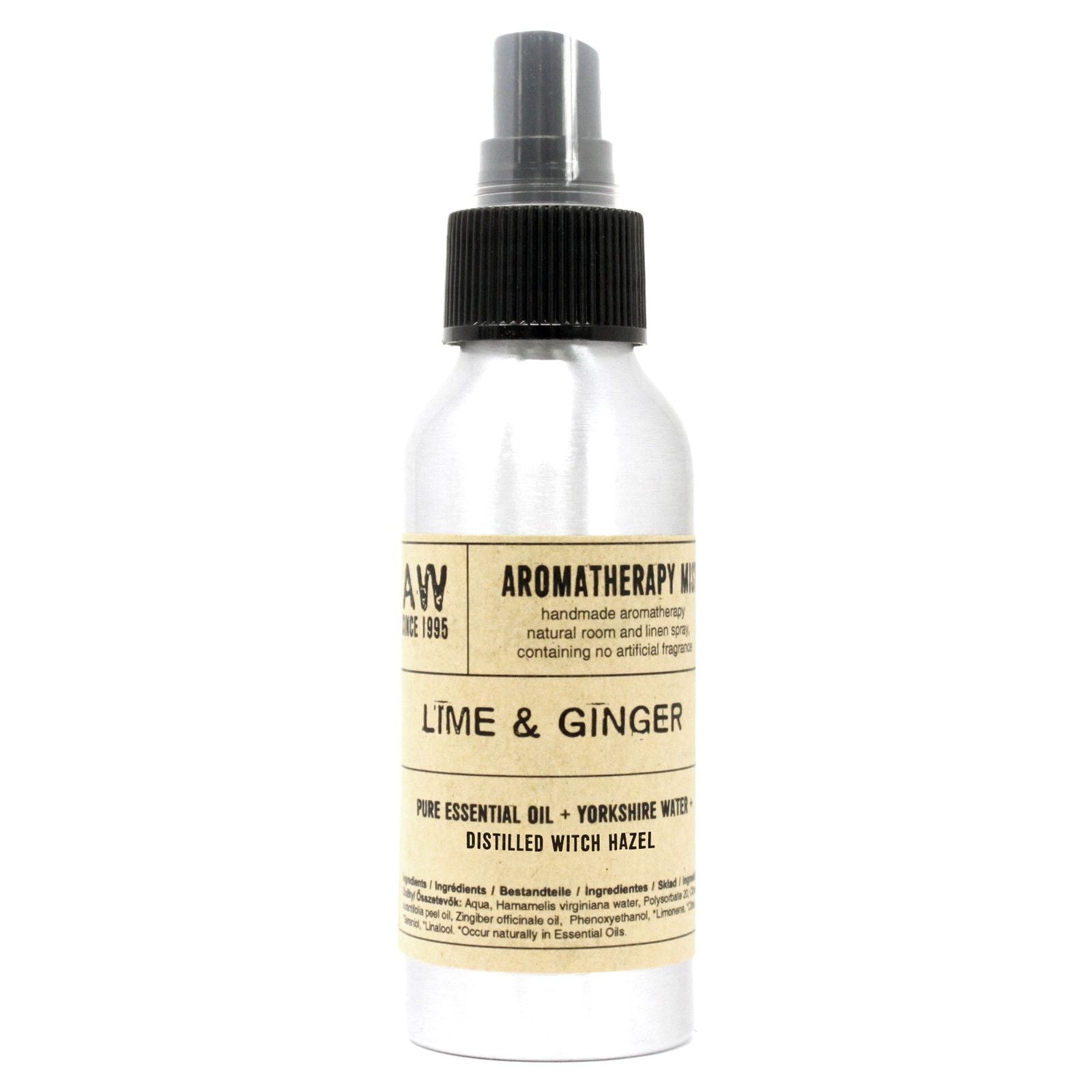 100ml Essential Oil Mist - Lime & Ginger - Ditzy Petunia