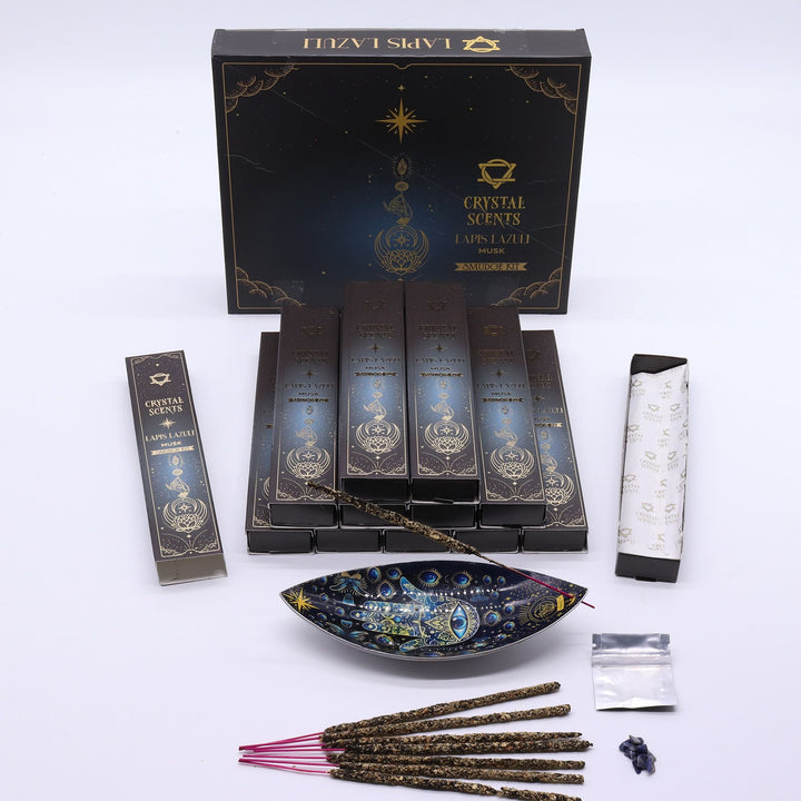 Lapis Crystal Scents Smudge Incense - Musk - Ditzy Petunia