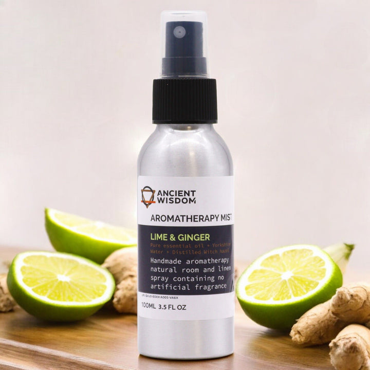 100ml Essential Oil Mist - Lime &amp; Ginger - Ditzy Petunia