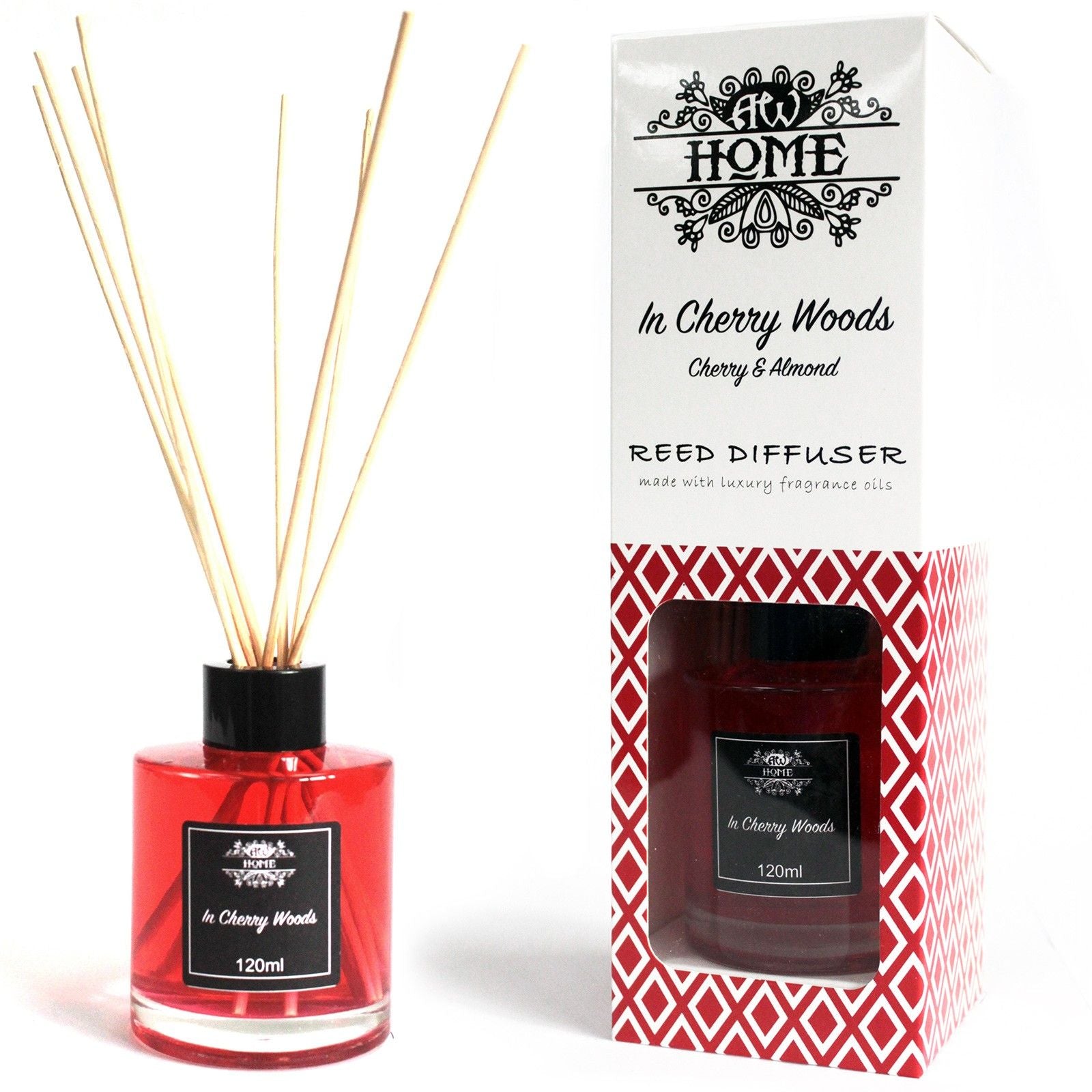 120ml Reed Diffuser -  In Cherry Woods - Ditzy Petunia