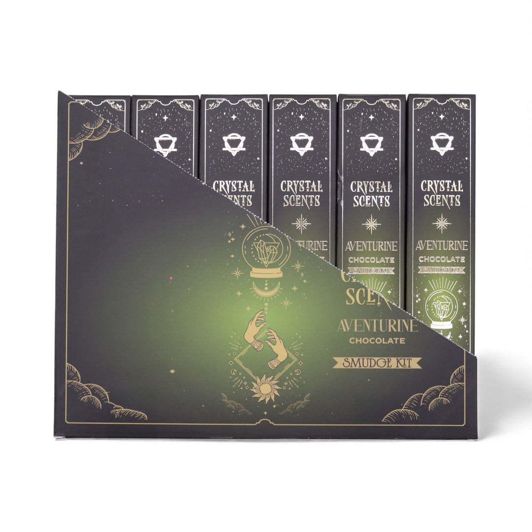 Aventurine Crystal Scents Smudge Incense - Chocolate - Ditzy Petunia