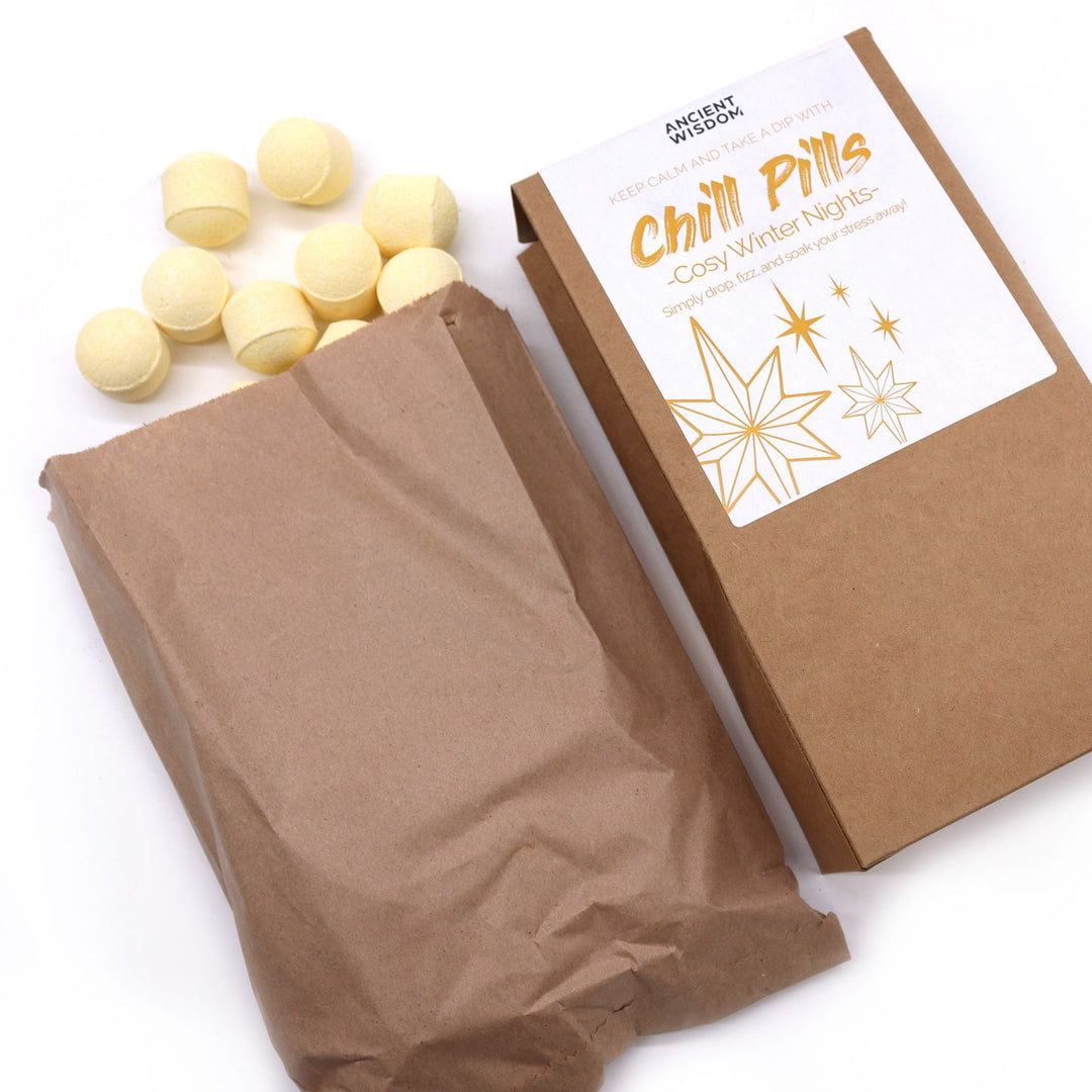 Chill Pills Gift Pack 350g - Cosy Winter Nights - Ditzy Petunia