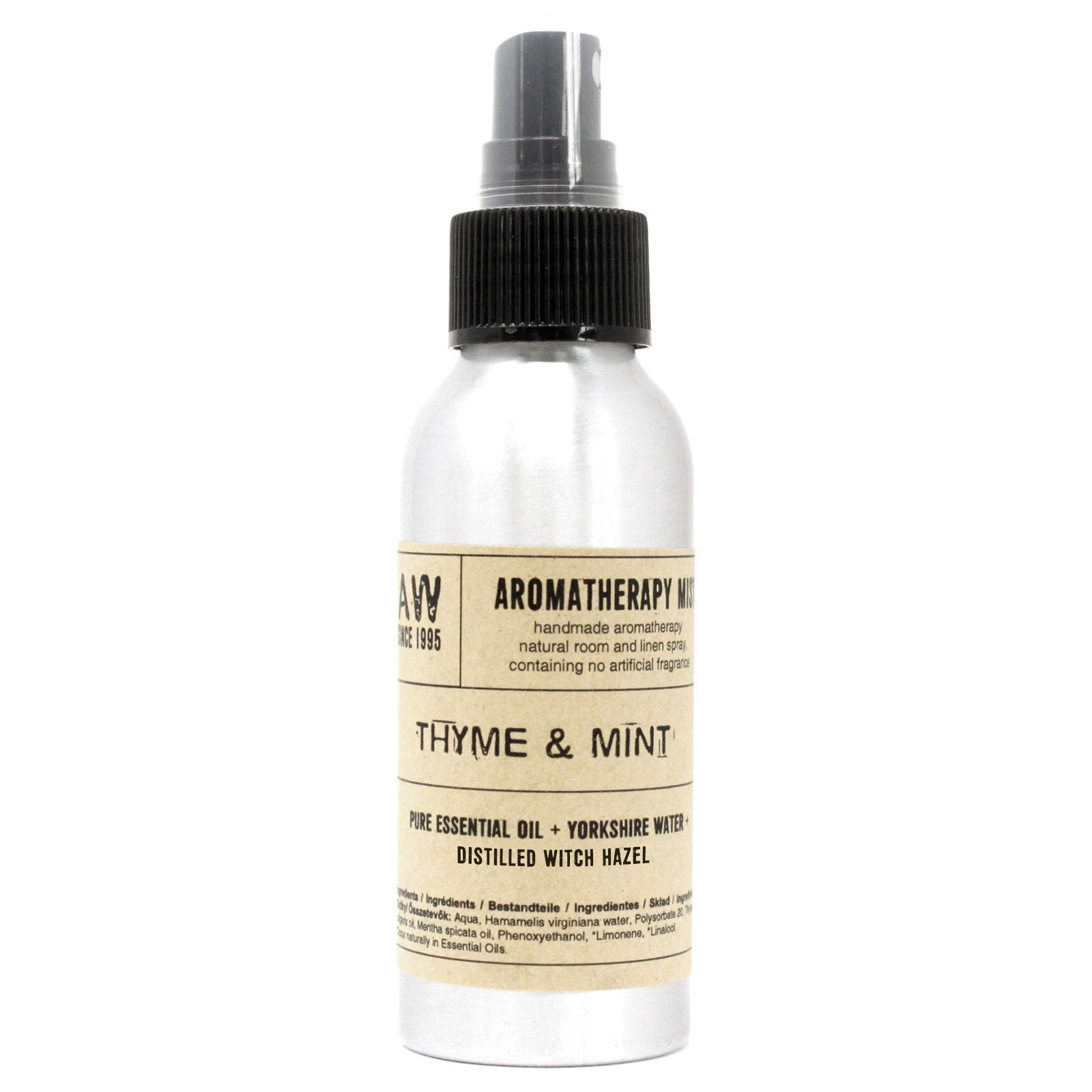 100ml Essential Oil Mist - Thyme & Mint - Ditzy Petunia