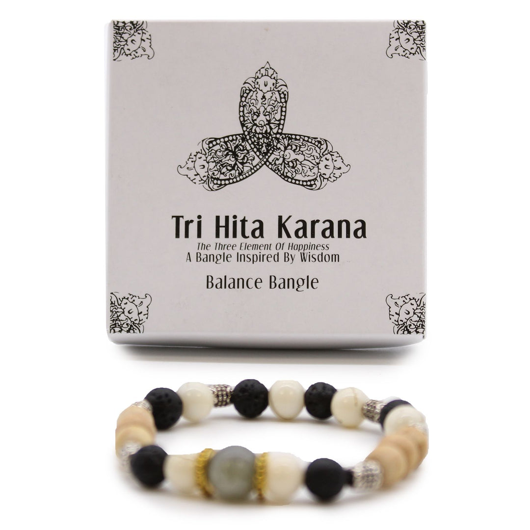 Tri Hita Karana Bangle - Balance - Ditzy Petunia