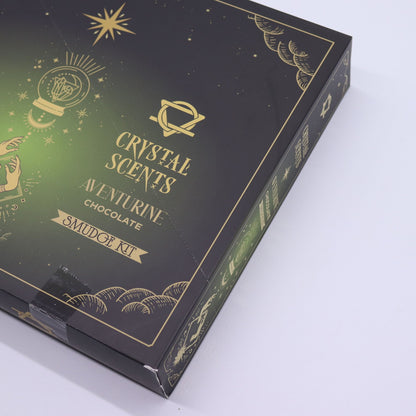 Aventurine Crystal Scents Smudge Incense - Chocolate