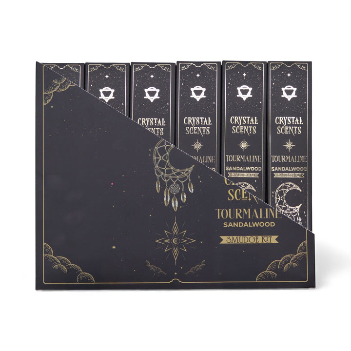 Tourmaline Crystal Scents Smudge Incense - Sandalwood - Ditzy Petunia
