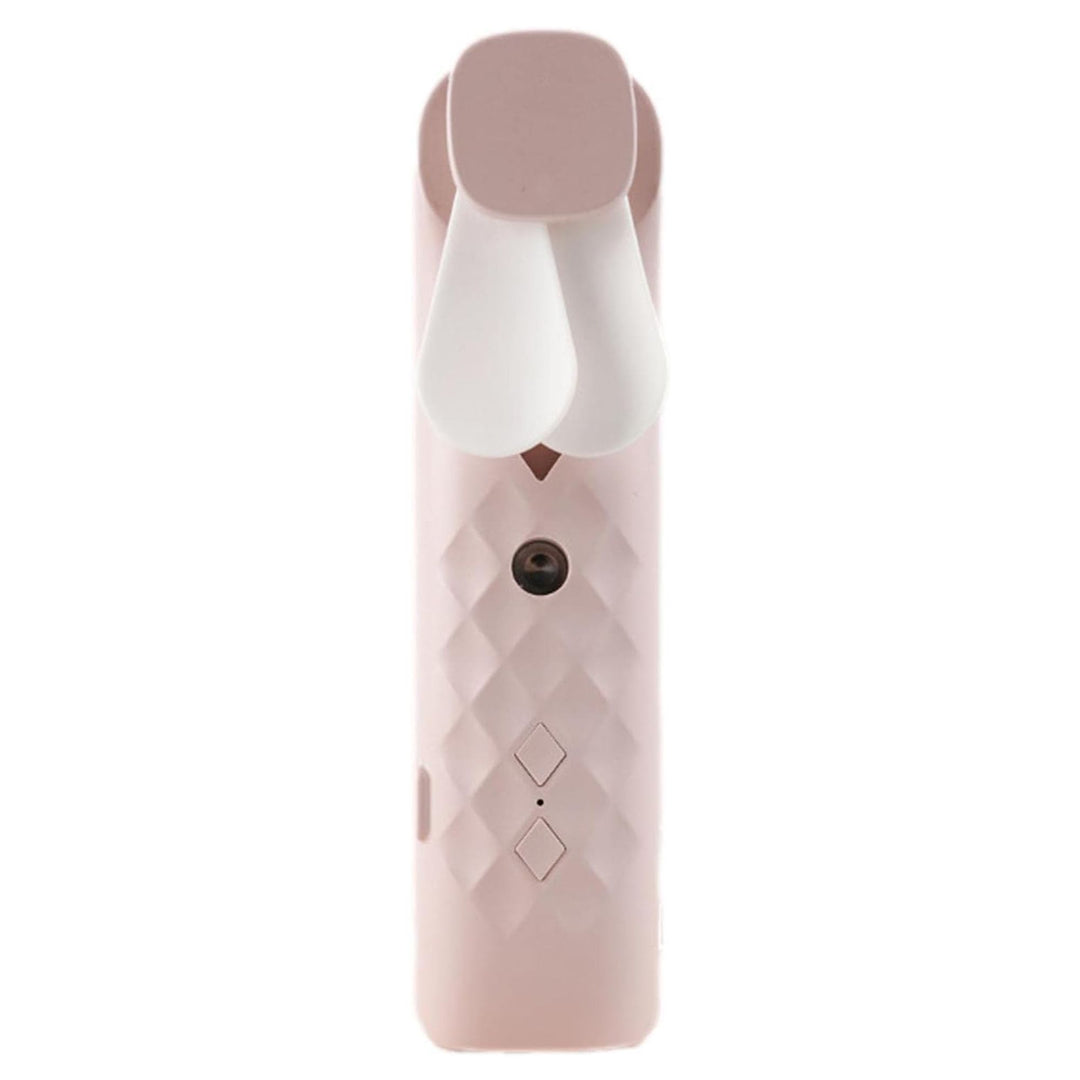 Pink Nano Mist Face Fan &amp;  Spray - USB chargable - Ditzy Petunia