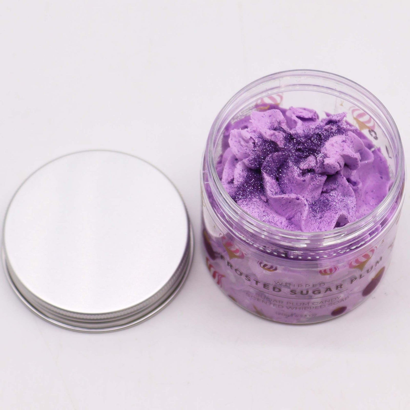 Frosted Sugar Plum Whipped Soap 120g - Ditzy Petunia