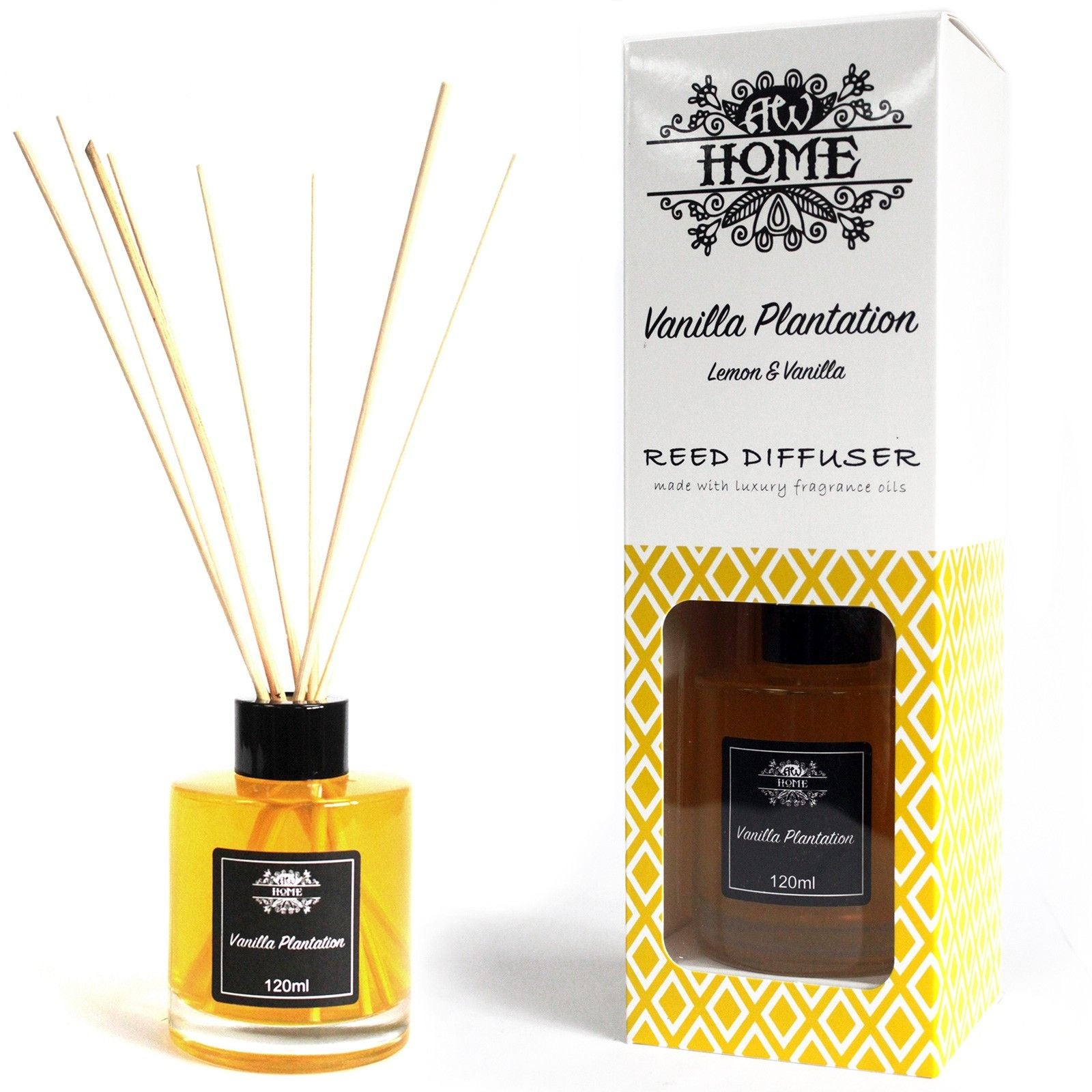 120ml Reed Diffuser -  Vanilla Plantation - Ditzy Petunia